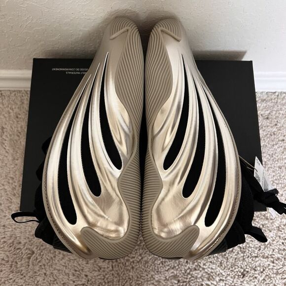 Adidas Harden Volume 9 Cyber Metallic Black Basketball JR2506 Mens Size 7 NWT